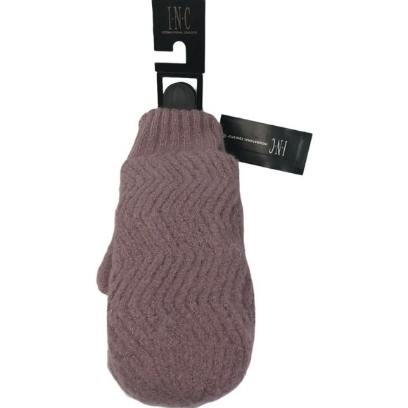 INC International Concepts Knit Mittens Mauve Christmas Gift Free Shipping - Picture 5 of 7